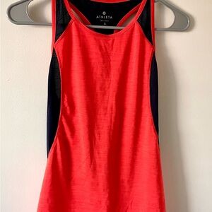 Athleta Vibrant Red and Black Tank Top